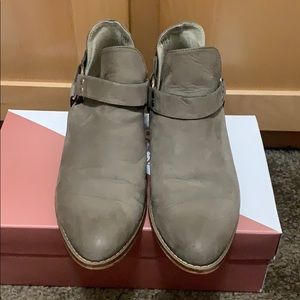 Tan booties